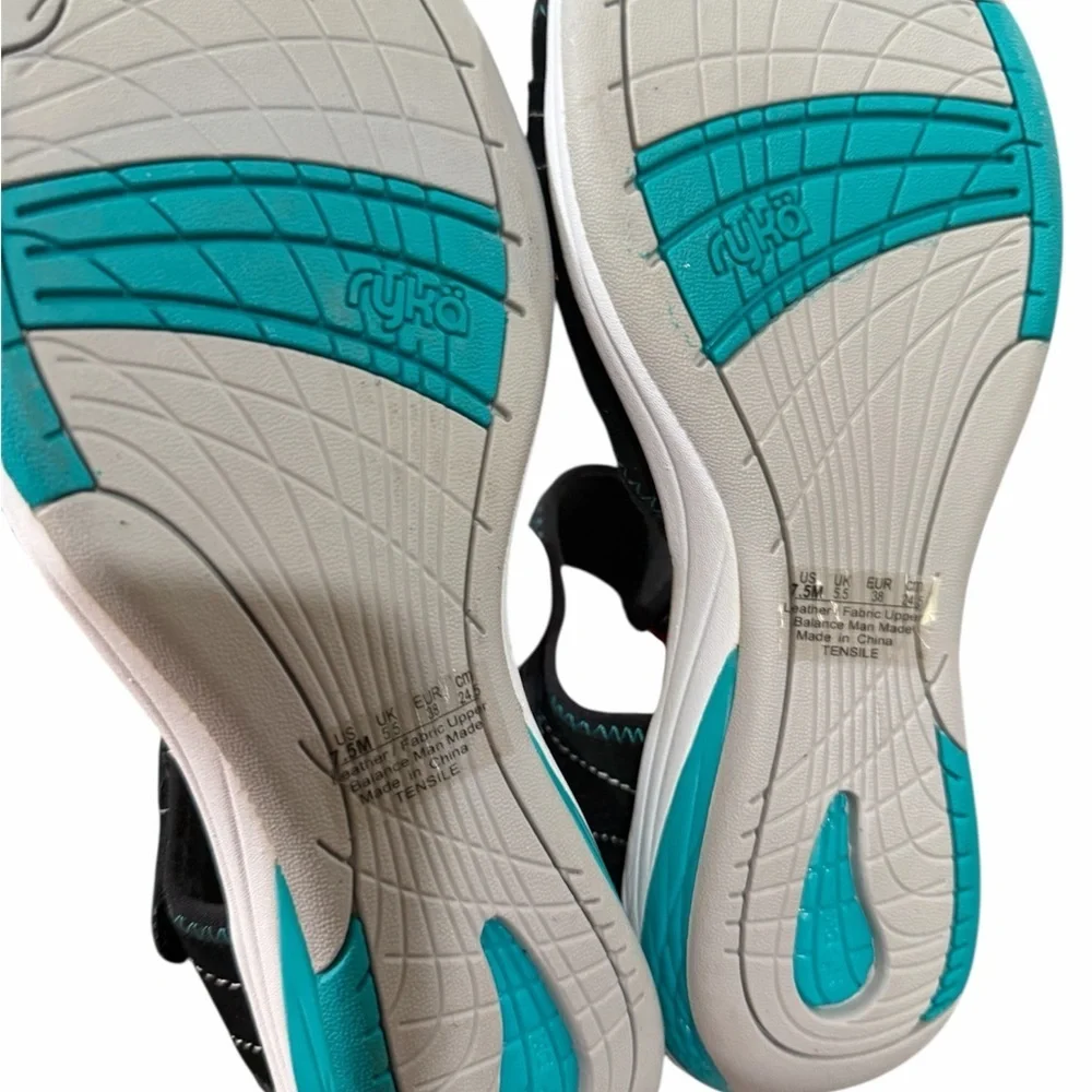 NWOB Ryka Elite Sling back Comfort Walking Sandals Size 7.5 Adjustable Straps